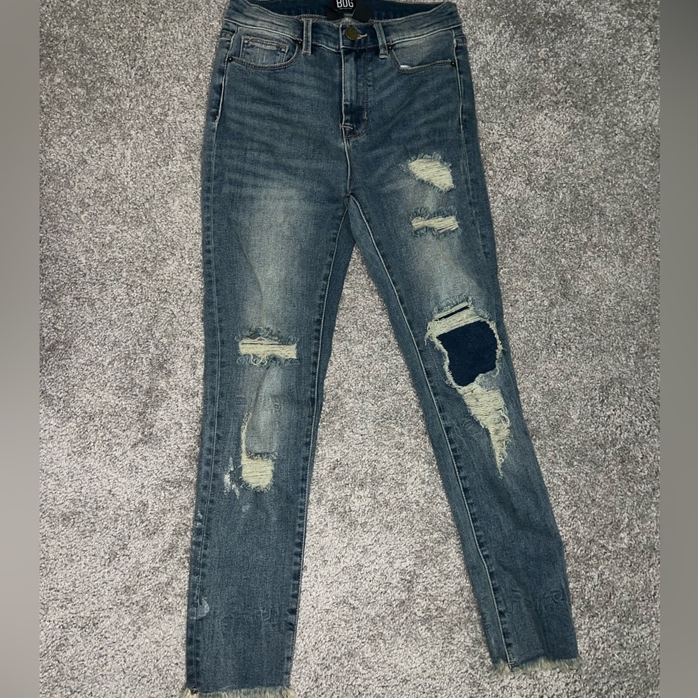 Ripped Blue Jeans